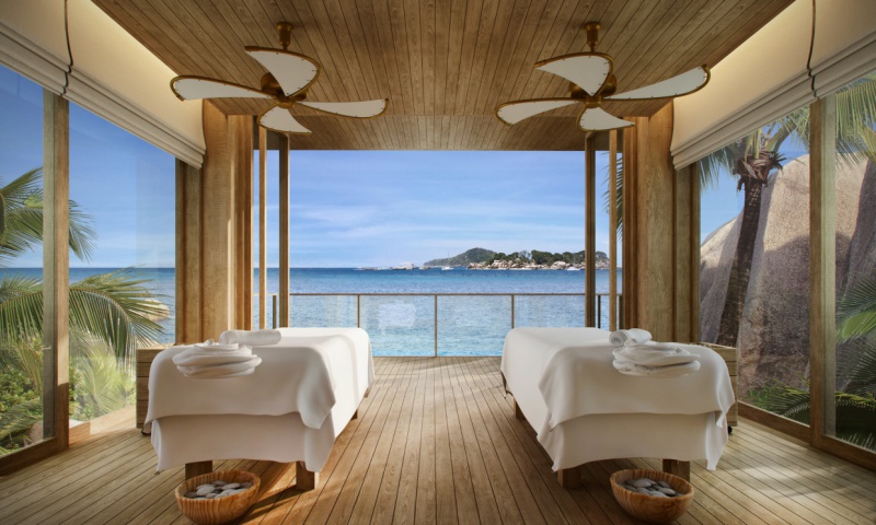 Un avance del Spa de la nueva propiedad Six Senses Zil Pasyon