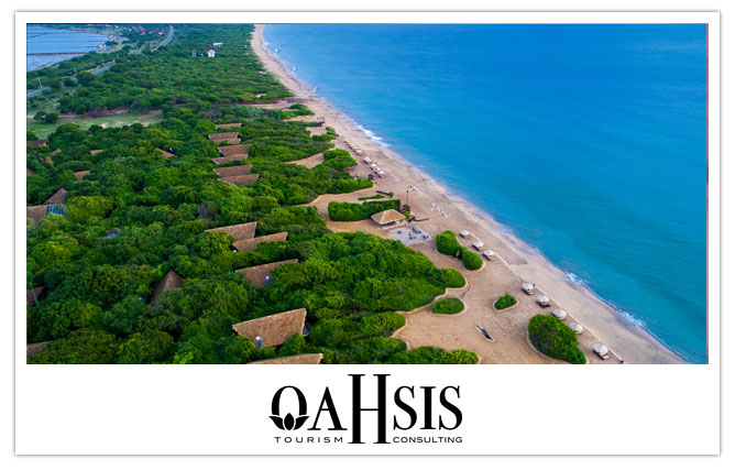 JUNGLE BEACH. Resort Aerial View