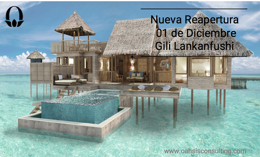 Gili Lankanfushi. Reapertura el próximo 01 de Diciembre