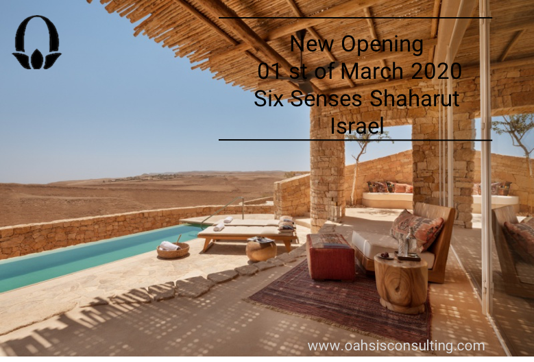 Six Senses Shaharut. New openeing 01st of March in 2020