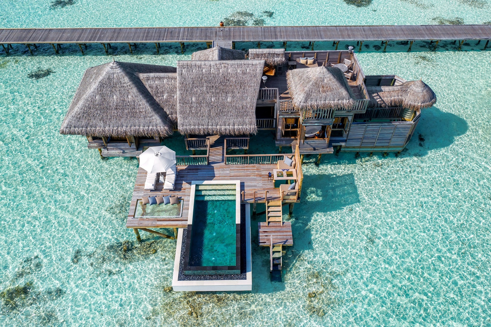GLM_Aerial View of Villa Suite with Pool_